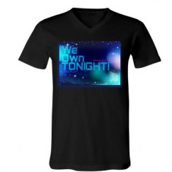 Unisex V-Neck Jersey Tee