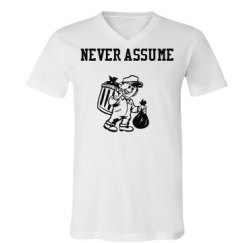 Unisex V-Neck Jersey Tee