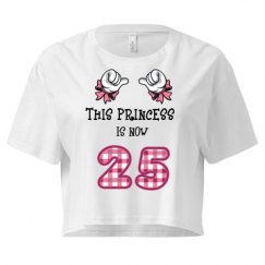 Ladies Festival Cali Crop Top Tee