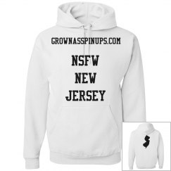 GROWNASSPINUPS.COM NSFW NEW JERSEY HOODED SWEAT SHIRT