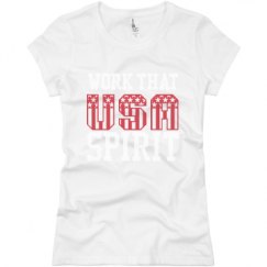 Ladies Slim Fit Basic Promo Jersey Tee