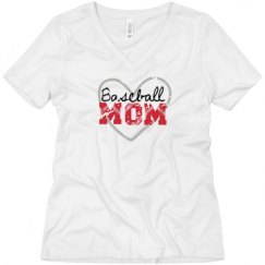 Ladies Relaxed Fit V-Neck Tee