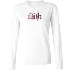 Ladies Relaxed Fit Basic Long Sleeve Tee