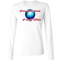 Ladies Relaxed Fit Basic Long Sleeve Tee