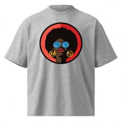 Unisex Organic Oversized High Neck T-Shirt