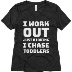 Ladies Relaxed Fit Super Soft Triblend V-Neck Tee