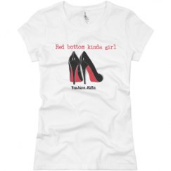 Ladies Slim Fit Basic Promo Jersey Tee