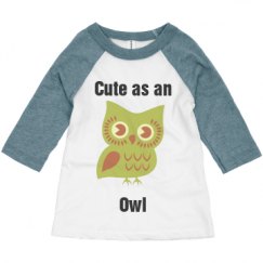 Toddler 3/4 Sleeve Raglan Tee