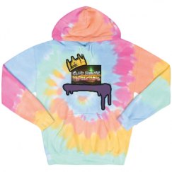 Unisex Tie-Dye Fleece Hoodie