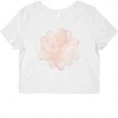 Ladies Slim Fit Crop Top Tee