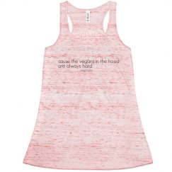 in the hood... racerback tank