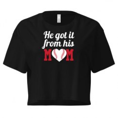 Ladies Festival Cali Crop Top Tee