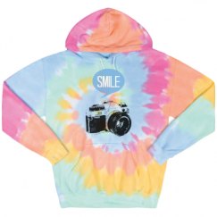 Unisex Tie-Dye Fleece Hoodie