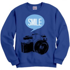 Unisex Film and Foil Crewneck Sweatshirt