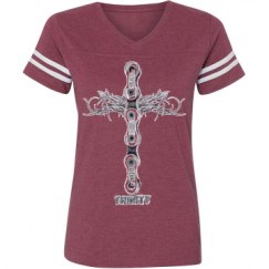 Ladies Relaxed Fit Vintage Sports Tee
