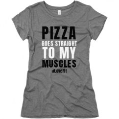 Ladies Slim Fit Super Soft Triblend Tee