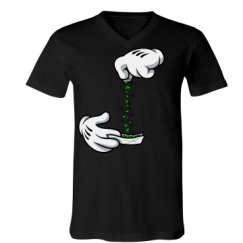 Unisex V-Neck Jersey Tee