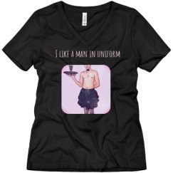 Ladies Relaxed Fit V-Neck Tee