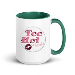 15oz Ceramic Mug with Color Inside