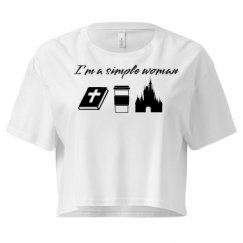 Ladies Festival Cali Crop Top Tee