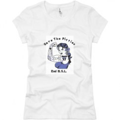 Ladies Slim Fit Basic Promo Jersey Tee