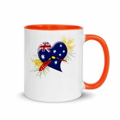 11oz Ceramic Mug with Color Inside