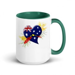 15oz Ceramic Mug with Color Inside