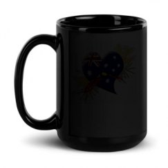 15oz Black Glossy Mug