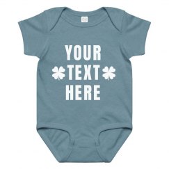 Customizable Shamrock Baby