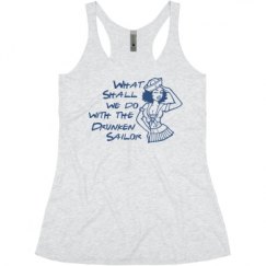 Ladies Slim Fit Super Soft Racerback Triblend Tank