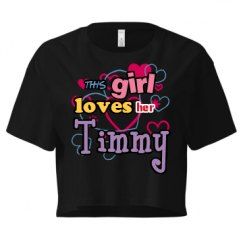 Ladies Festival Cali Crop Top Tee