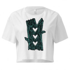 Ladies Festival Cali Crop Top Tee