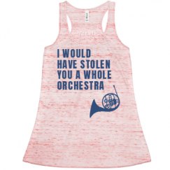 Ladies Flowy Racerback Tank