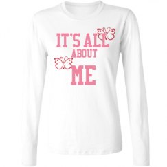 Ladies Relaxed Fit Basic Long Sleeve Tee