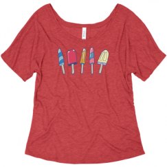 Ladies Flowy Slouchy Tee