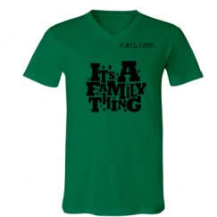 Unisex V-Neck Jersey Tee