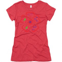 Ladies Slim Fit Super Soft Triblend Tee