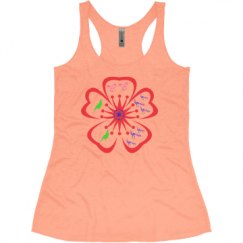 Ladies Slim Fit Super Soft Racerback Triblend Tank