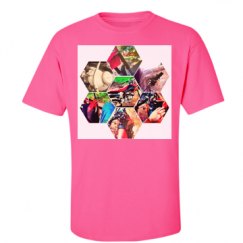 Unisex Ultra Cotton Safety Neon Crewneck Tee