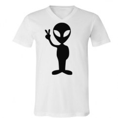 Unisex V-Neck Jersey Tee