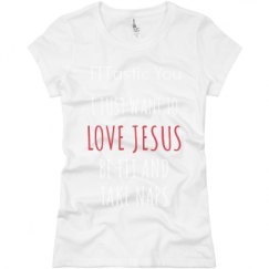 Ladies Slim Fit Basic Promo Jersey Tee