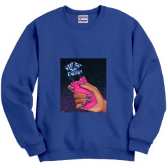 Unisex Film and Foil Crewneck Sweatshirt