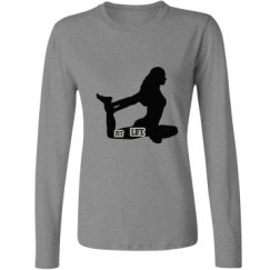 Ladies Relaxed Fit Basic Long Sleeve Tee