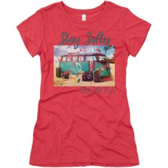 Ladies Slim Fit Super Soft Triblend Tee