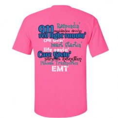 Unisex Ultra Cotton Safety Neon Crewneck Tee