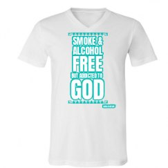 Unisex V-Neck Jersey Tee