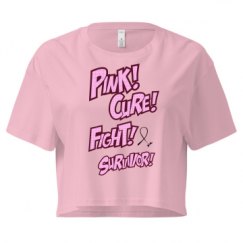 Ladies Festival Cali Crop Top Tee