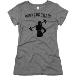 Ladies Slim Fit Super Soft Triblend Tee