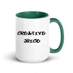 15oz Ceramic Mug with Color Inside