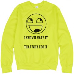 Unisex Neon Crewneck Sweatshirt